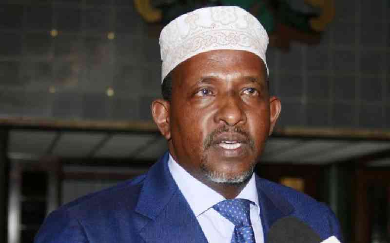 CS Duale Declares War on Criminals in Garissa, Warns Against Protecting Suspects