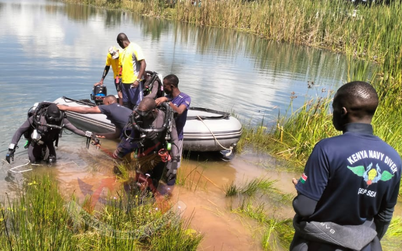 KDF recovers body of man who drowned at Chepkorio dam after six-day search
