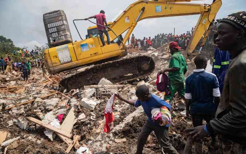 Two children among eight dead in Uganda landfill collapse