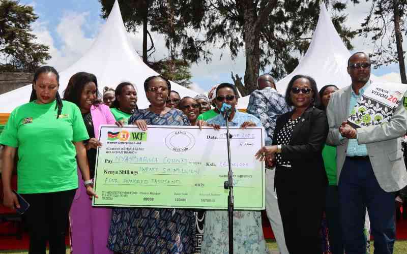 Nyandarua women groups to benefit from Sh26.4m