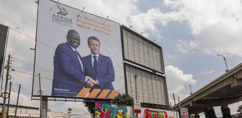 President Macron defends Europe in Africa