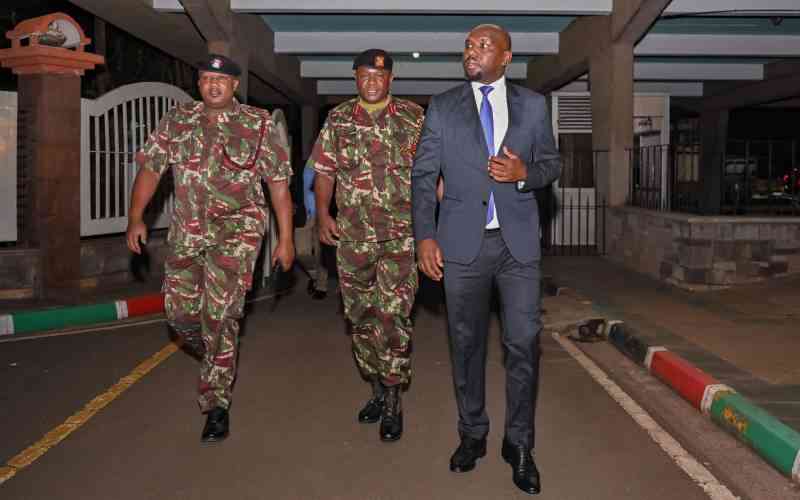 Murkomen makes surprise dawn sweep of Nairobi ahead of protests
