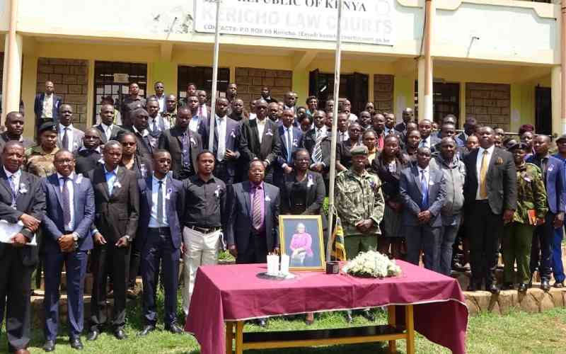 In Pictures: Judicial officers converge to mourn Magistrate Monica ...