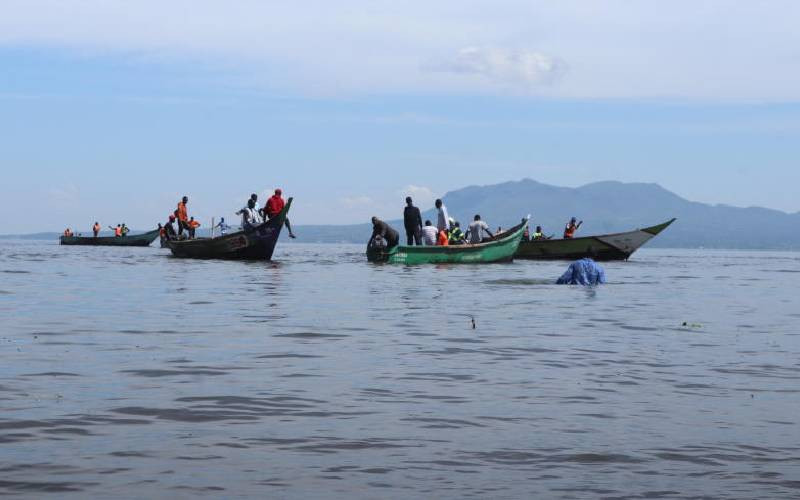 Tame silent sandy plunder in Lake Victoria