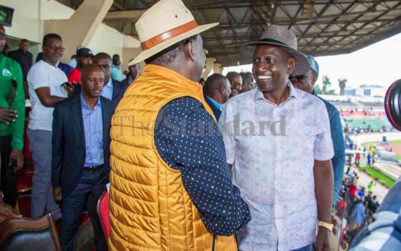 Raila repeating the same lie Ruto told during campaigns