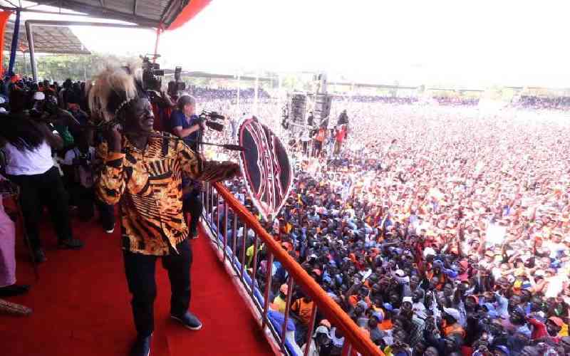 Raila Odinga receives blessings as Azimio troops stir Western and Nyanza