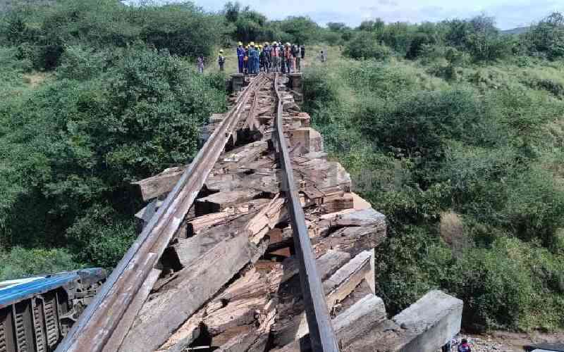 One killed, scores injured after train derails in Kajiado