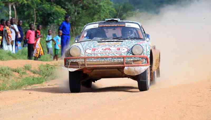 Classic Rally: Italian Amos grabs a surprise lead on day three
