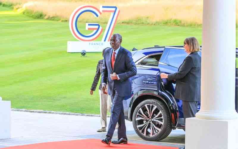 'Africa is not a problem to resolve,' Ruto tells G7 leaders