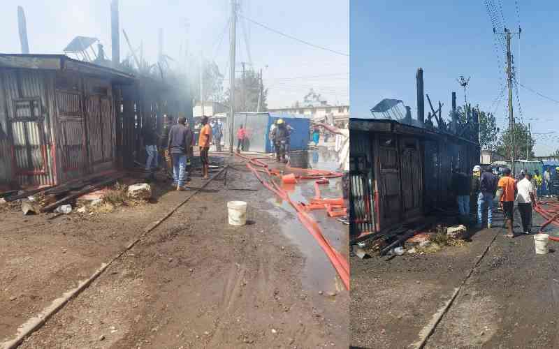 Maringo traders count losses after fire guts shopping centre
