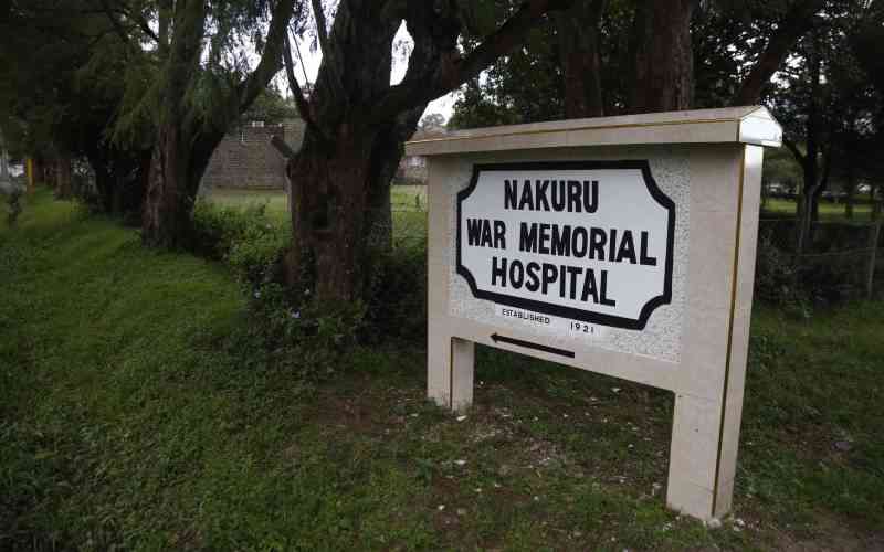 Impact of Nakuru War Memorial hospital closure felt following nurses' strike