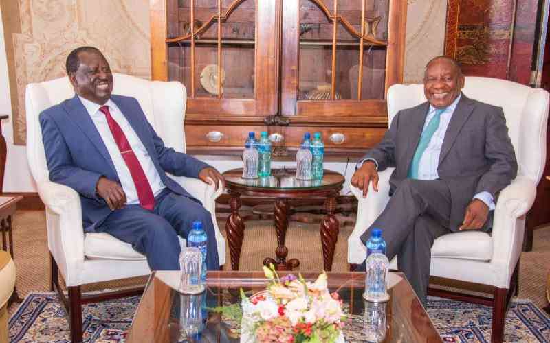 South Africa honors Raila in memorial service at Anglican church