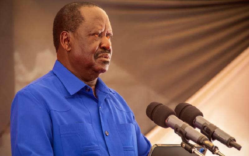 Raila says attacks on courts hurting Kenya's democracy