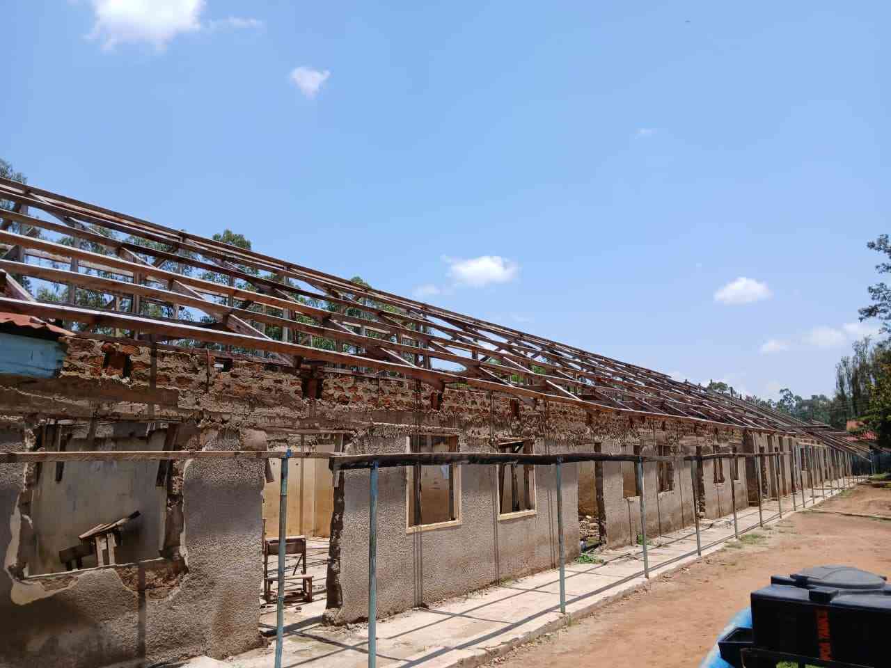 Mumias East learners suffer as classroom renovation stalls