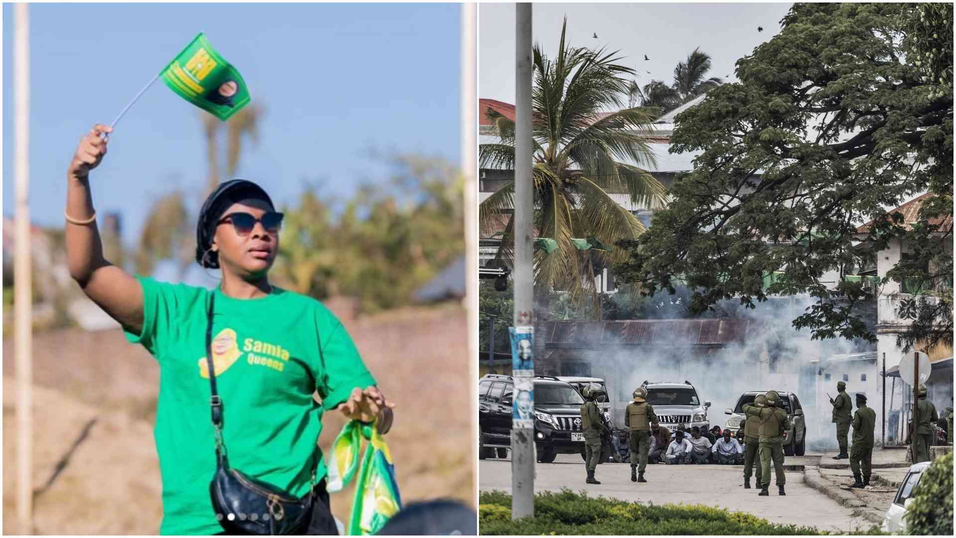 Diamond Platnumz's sister Queen Darleen blasted for mocking Tanzanian protesters: 'Ningewavunja miguu'