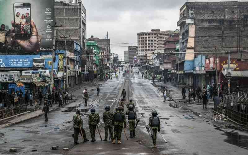 Kenya charges 37 arrested at anti-government protests with terrorism