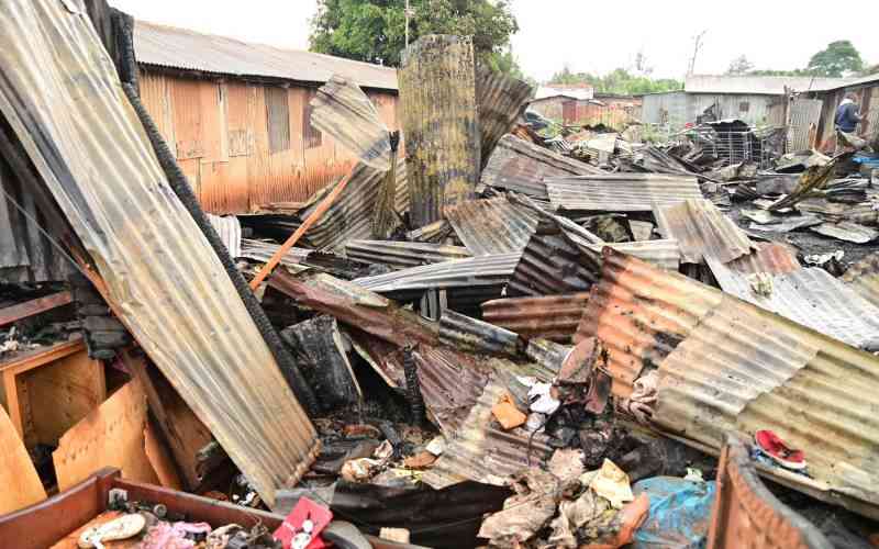 30 housing units razed in Lang'ata Women's Prison night fire