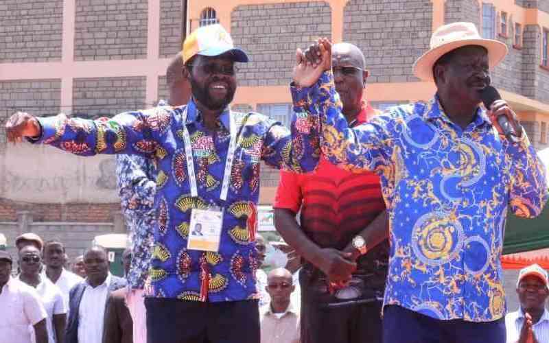 At Kirembe, Raila's voice returned and Nyong'o chose development over politics of protest