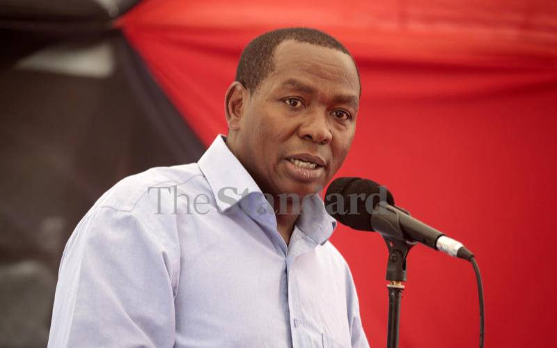 Ndiritu Muriithi promises water project if he's re-elected governor