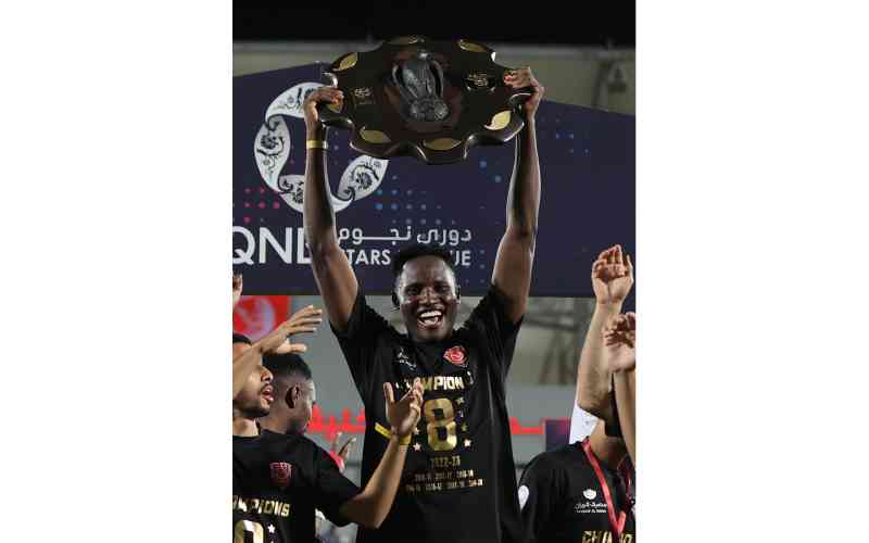 Harambee Stars captain Olunga wins Qatar league title