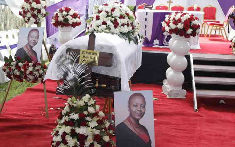 Glowing tribute to journalist Tinina in her final journey