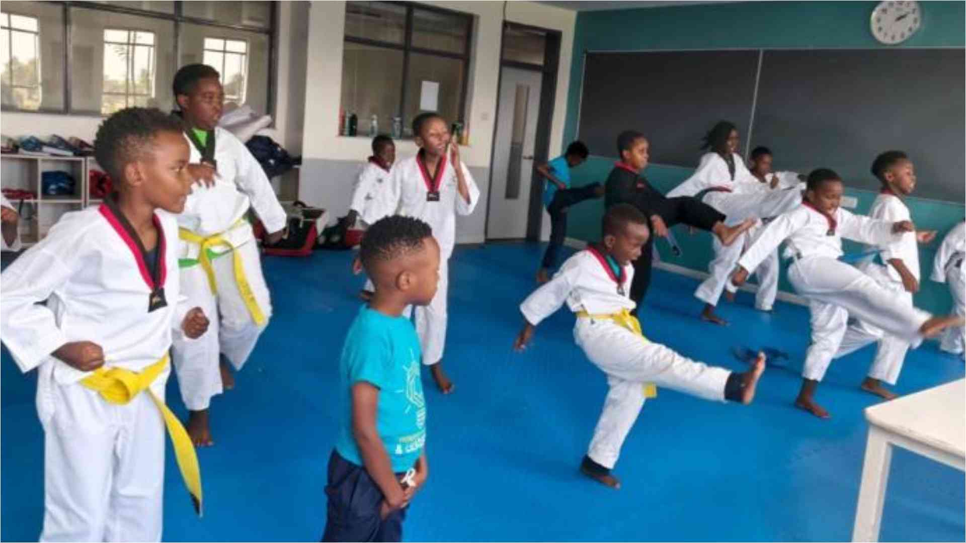 Youngsters earn taekwondo promotion