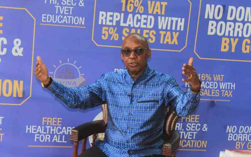 Coalition politics cannot defeat Ruto in 2027, says Wanjigi