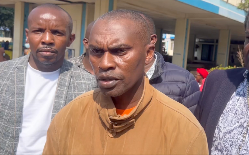 Father of hawker Boniface Kariuki speaks after son was shot by  police in Nairobi protests
