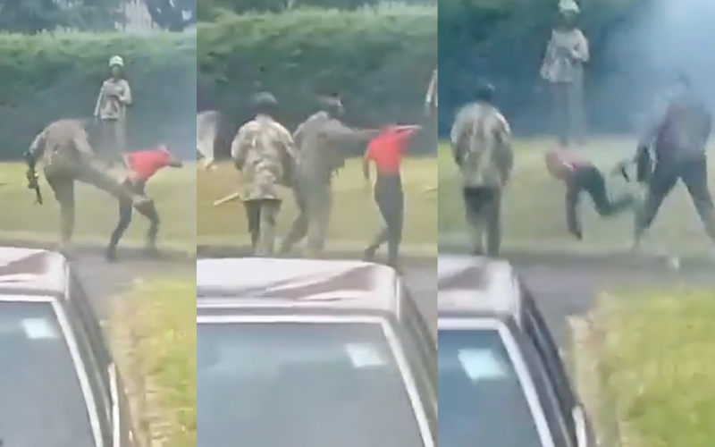 Heartbreaking video of police officers brutally assaulting woman angers Kenyans