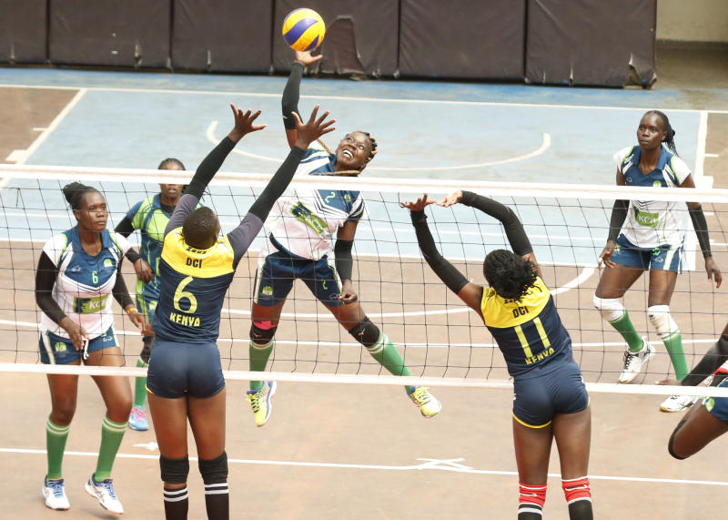 KCB and Kenya Prisons Women's Volleyball heads up in Tunisia