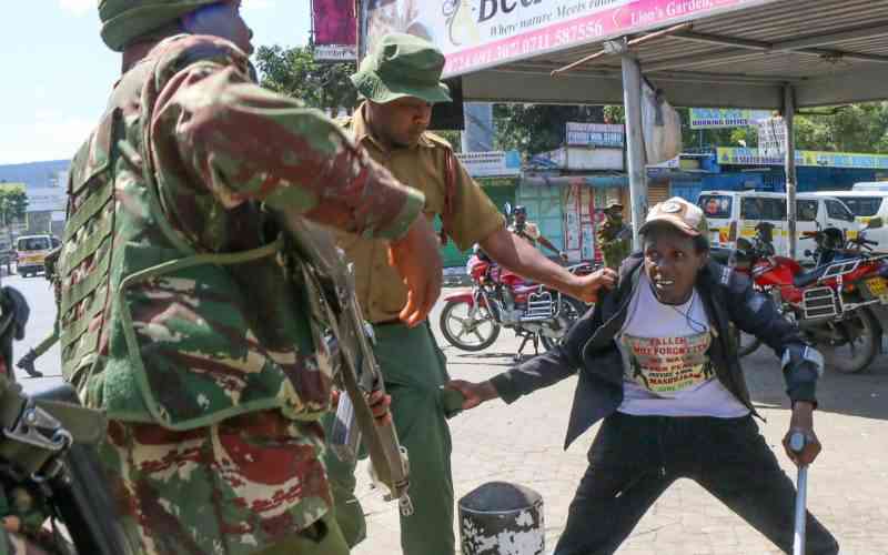 IG Kanja orders probe into police handling of Nakuru activist during protest