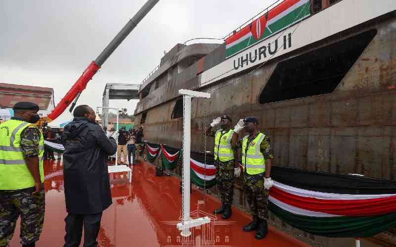 Uhuru did not commission a rusty ship in Kisumu