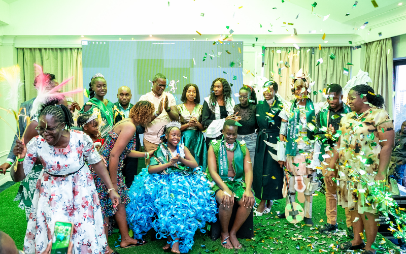 Noveeen Kendi, Brandon Aboge crowned as Little Mr, Miss Environment Kenya 2026