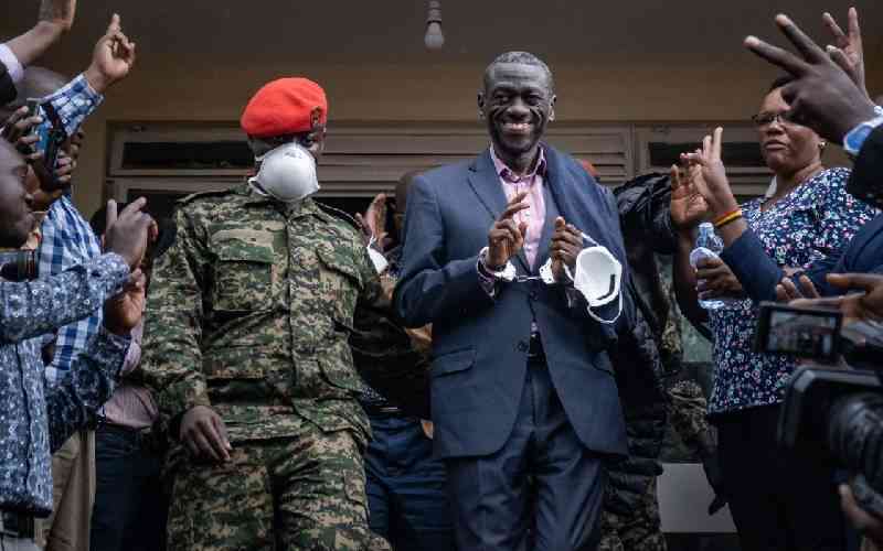 Uganda opposition figure Besigye appears in military court