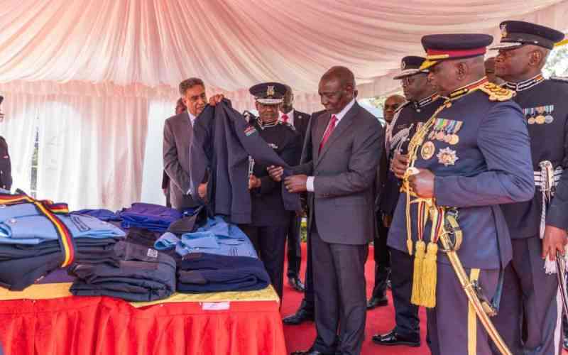 And tender goes to: A teacher, missing office and Ruto's link to the new police uniform