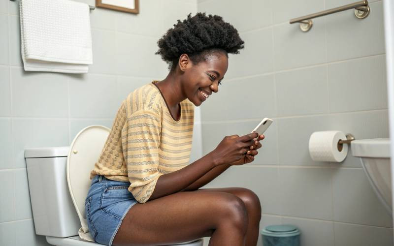 Reasons scrolling in the toilet is harming your health