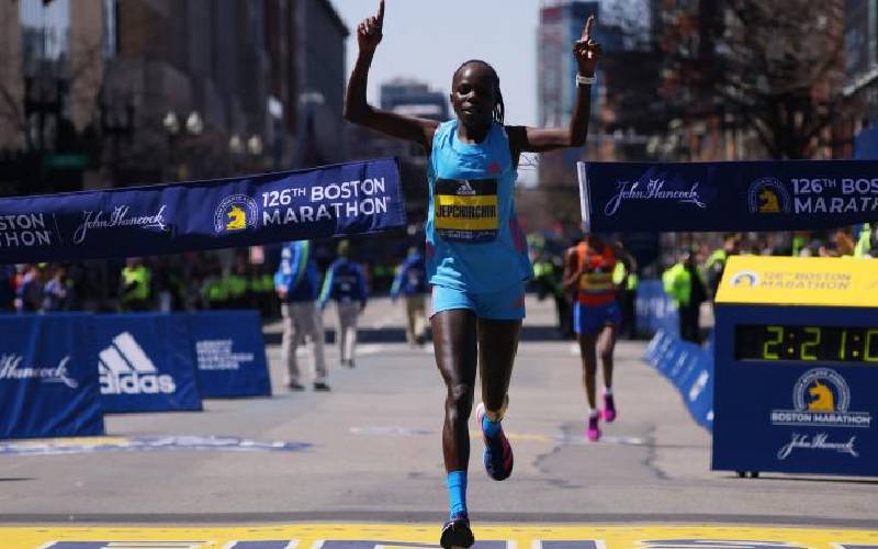 Peris Jepchirchir wins Boston Marathon