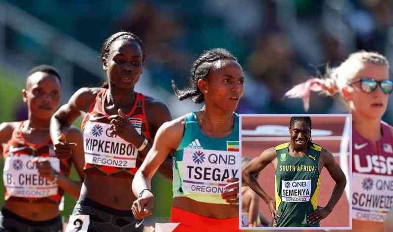 Kenyan trio of Margaret Chelimo , Gloria Kite and Beatrice Chebet all in women's 5000m final, Semenya out