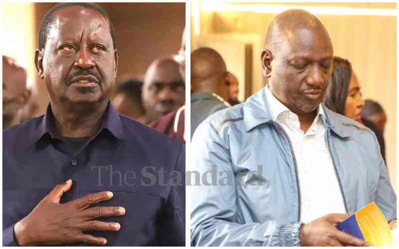 Raila Odinga, William Ruto seek divine guidance, clerics pray for peace and unity