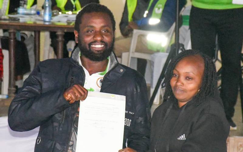DCP's Kamau Waweru wins violence marred Ol Kalou by-election
