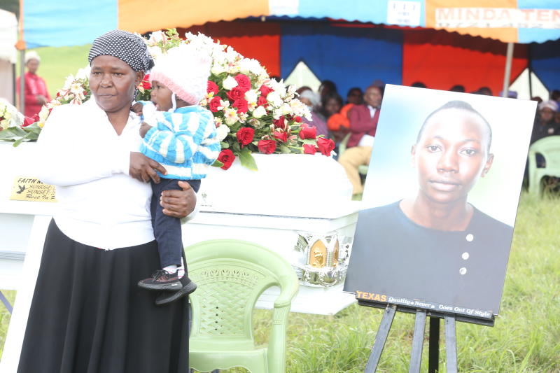 Woman who died in scuffle with husband buried
