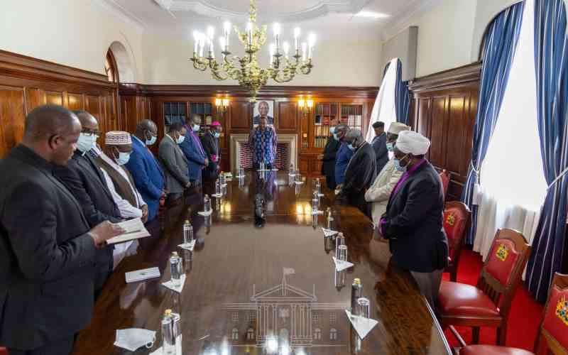 President Kenyatta meets Religious Leaders