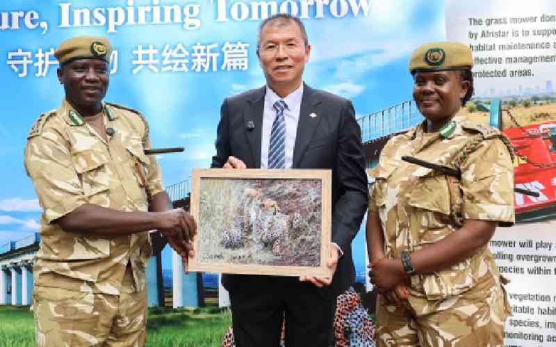Boost for KWS as Afristar donates cheetah tracking collars