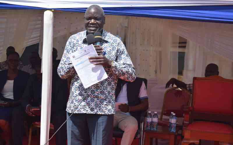 Magwanga accuses Wanga of locking his office as political row escalates