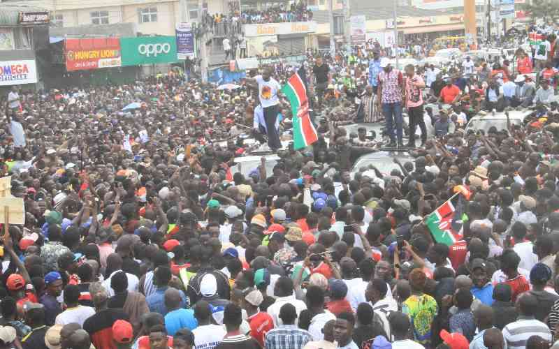 ODM turmoil: Sifuna roars in Kitengela as Oburu limbs at Tononoka