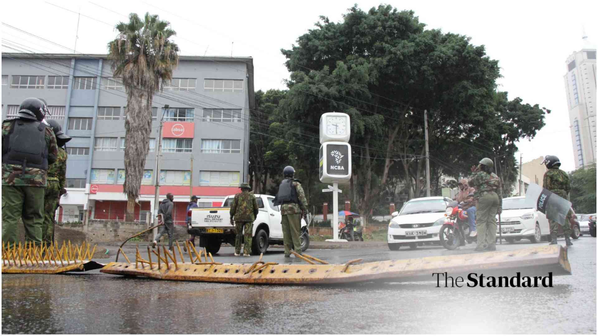 Nairobi gripped by tension as saba saba protests trigger roadblocks, business closures