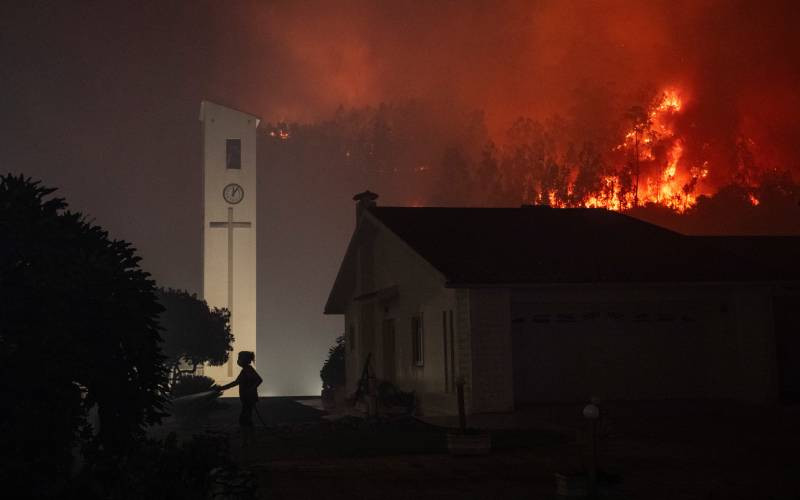 'Never seen this': Portuguese village battered by wildfire