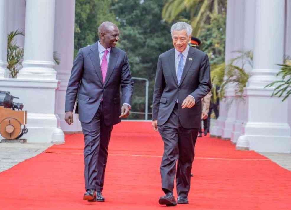 Ruto says 'Singapore dream' is a reality, tells critics to step aside