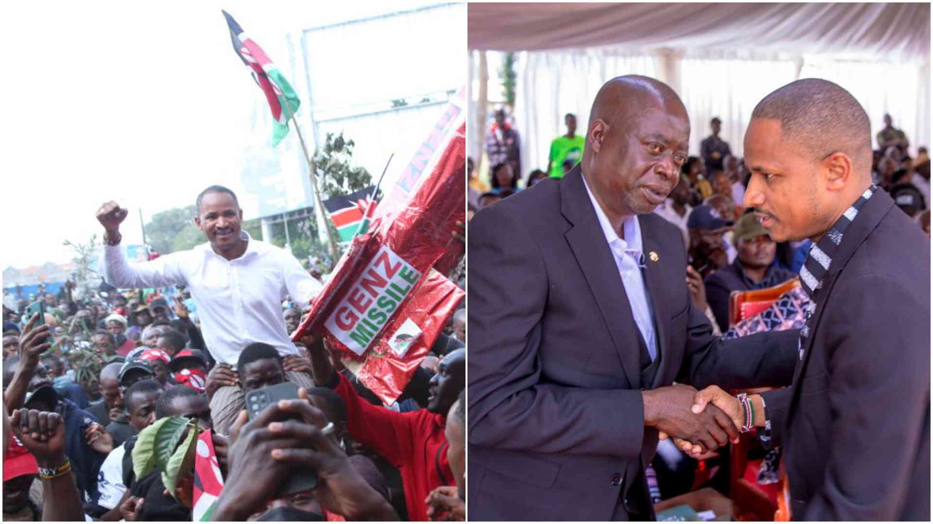 Babu Owino steals show at Albert Ojwang's burial as Gen Z demand he addresses them