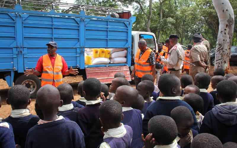 13 primary schools in Mbeere South benefit from food donations